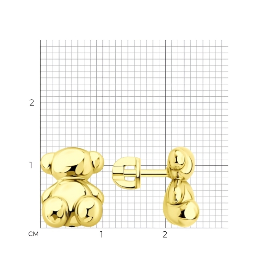 Серьги из серебра с эмалью 