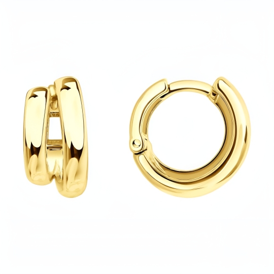 Серьги из серебра с гранатами и фианитами