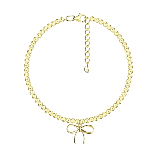 Браслет из серебра с топазами Swiss и фианитами