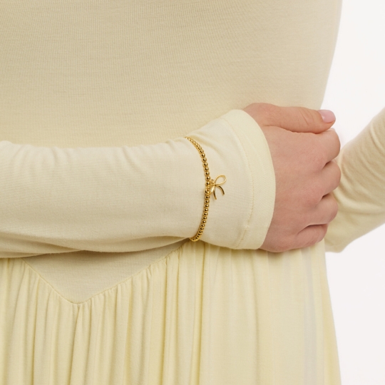 Браслет из серебра с топазами Swiss и фианитами