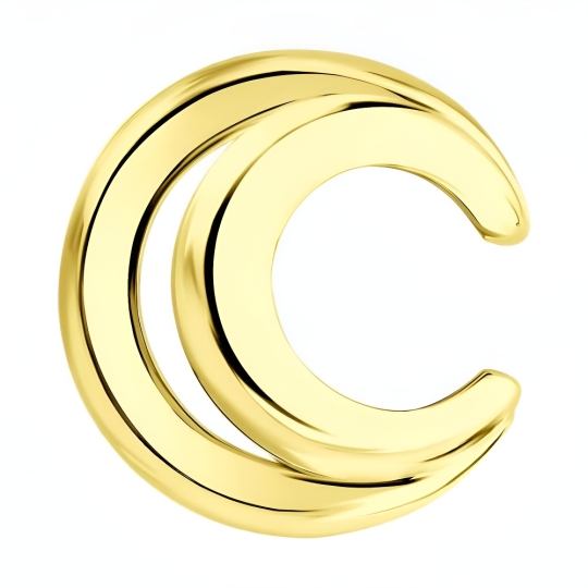 Серьги из серебра с позолотой и фианитами