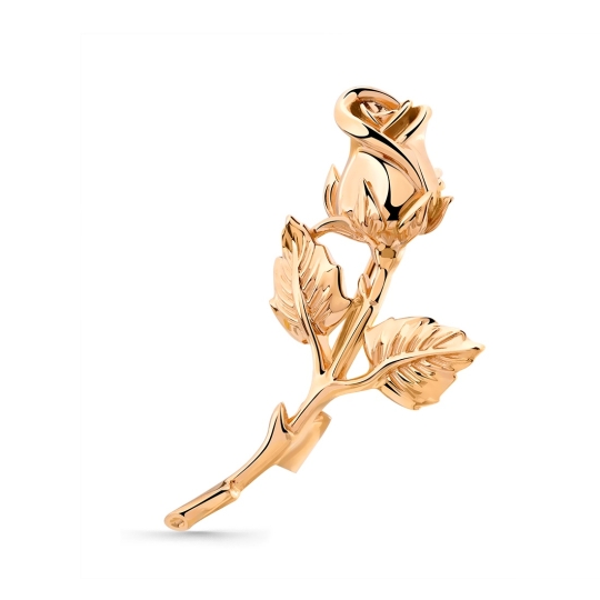 Брошь из золота с сапфирами, раухтопазами и фианитами "Сова"