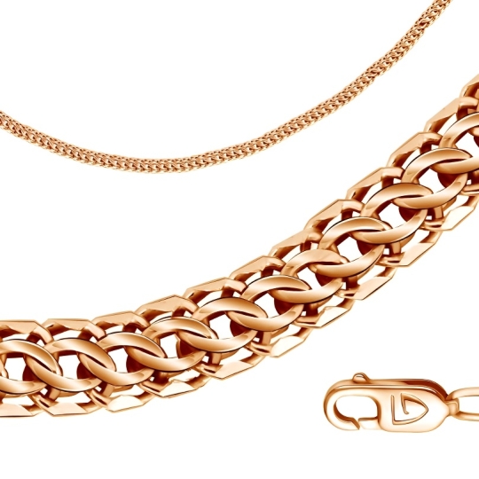 Браслет на ногу из золота