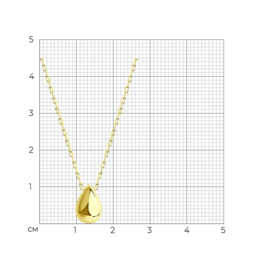 Колье из золота с "танцующим" бриллиантом