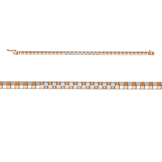 Браслет из золота с топазами Swiss