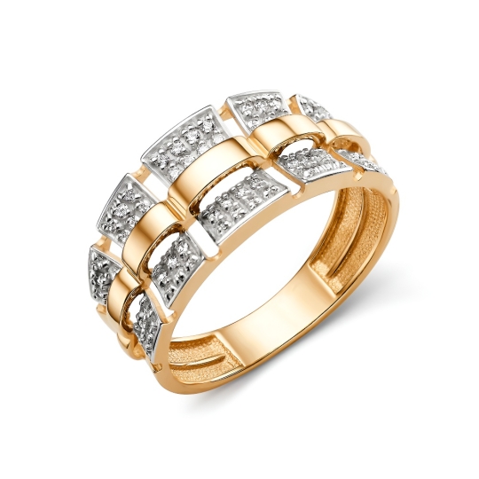 Кольцо из золота с бриллиантами 