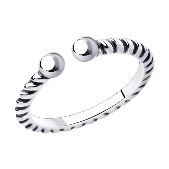 Кольцо из серебра с топазом London