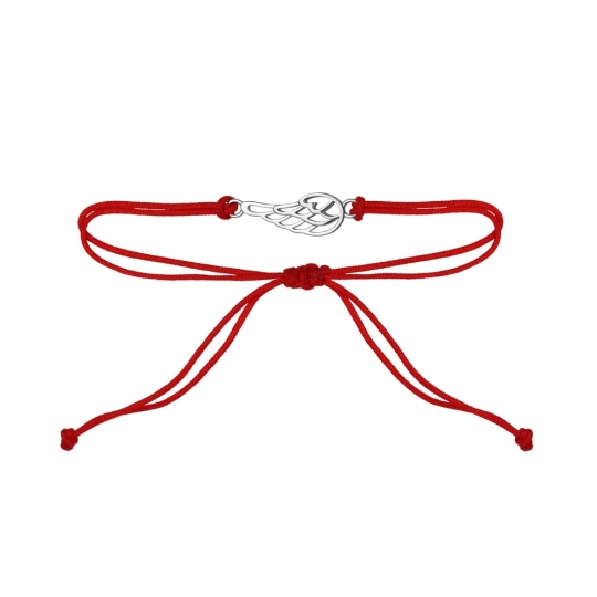 Браслет из серебра с фианитами