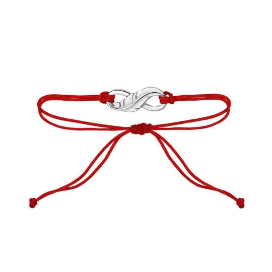 Браслет из серебра с фианитами