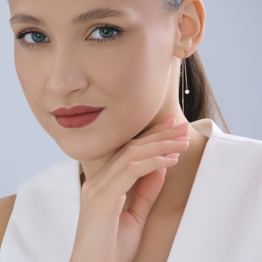 Серьги из золота с бриллиантами