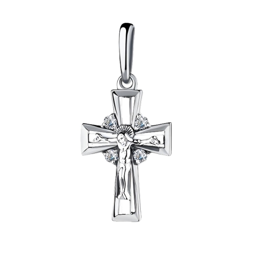 Подвеска-крест из золота 