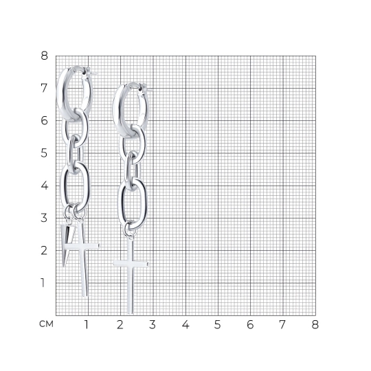 Серьги из серебра