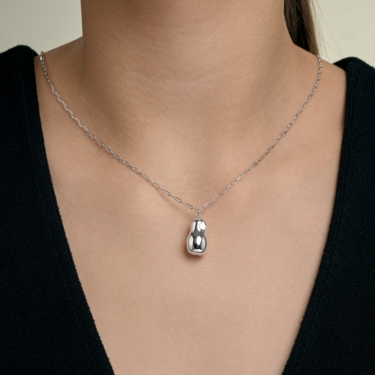 Колье из серебра