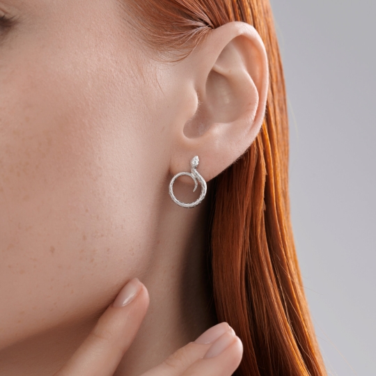 Серьги из серебра