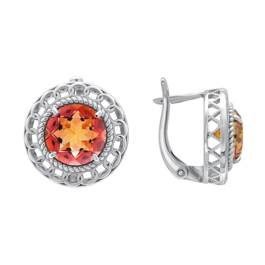 Серьга из серебра 