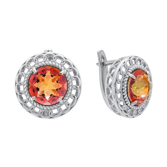 Серьга из серебра 