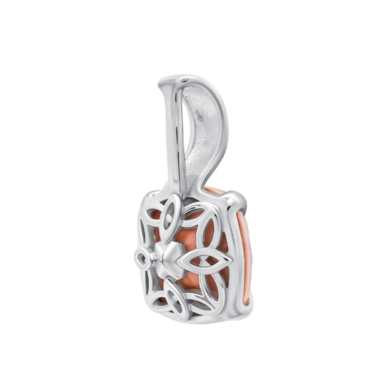 Серьги из серебра с ювелирными кристаллами