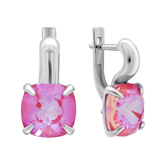 Серьги из серебра с жемчугом
