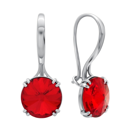 Серьги из серебра с позолотой
