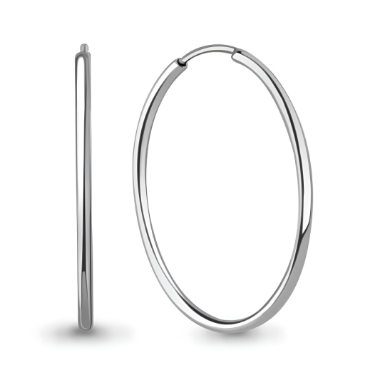 Серьги из серебра с ювелирными кристаллами Топаз London и фианитами