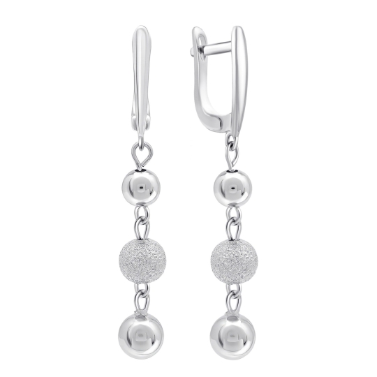 Серьги из серебра