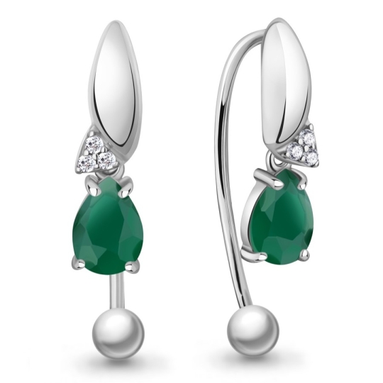 Серьги из серебра