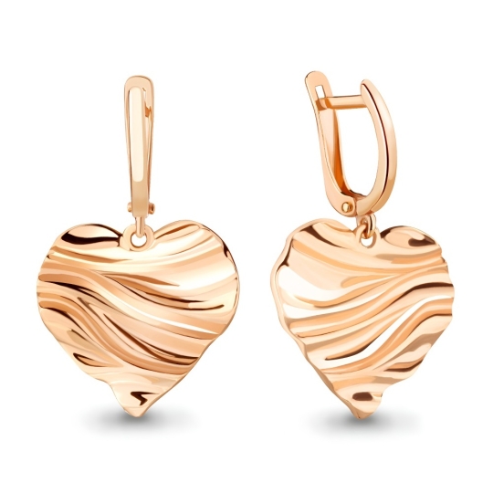 Серьги из серебра с ювелирными кристаллами
