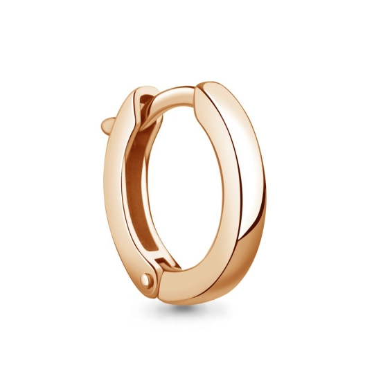 Серьги из серебра с позолотой и фианитами