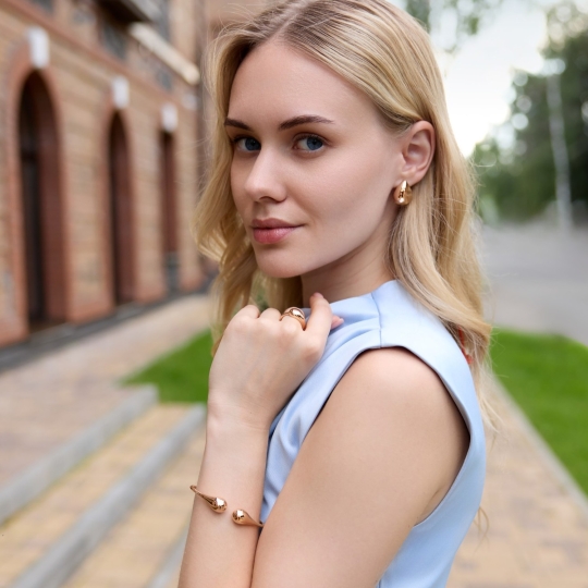 Серьги из золота