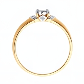 Кольцо из золота с бриллиантами 