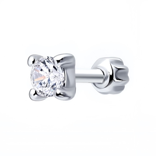 Серьги из серебра с эмалью