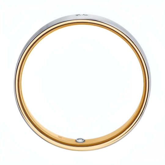 Кольцо из золота с фианитом