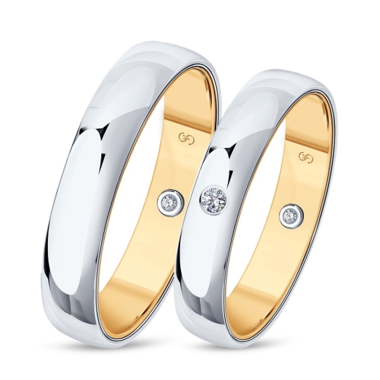 Кольцо из золота с фианитом