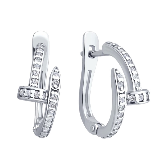 Серьги из серебра 