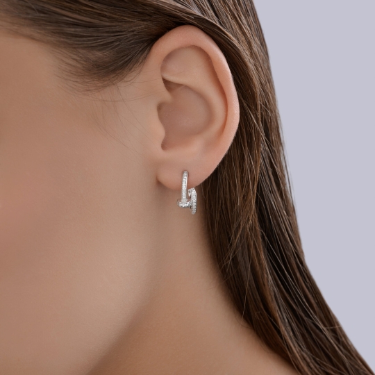 Серьги из серебра 
