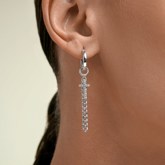 Серьги из серебра