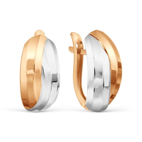Серьги из золота с бриллиантами 0,8 ct