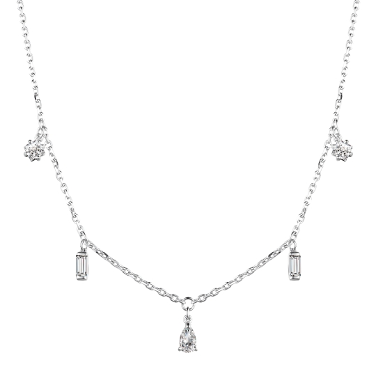 Колье из серебра