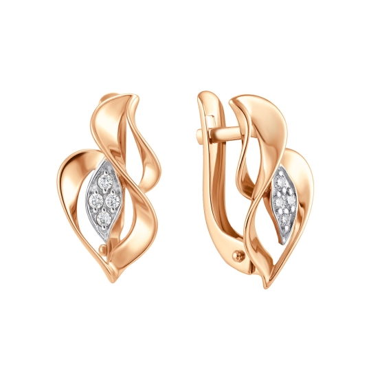 Серьги из белого золота