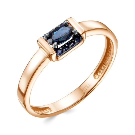 Кольцо из золота со Swarovski Zirconia и фианитами