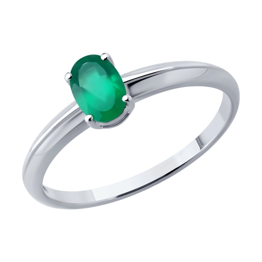 Серьги из серебра с агатами