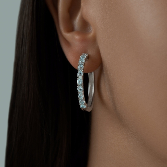 Серьги из серебра