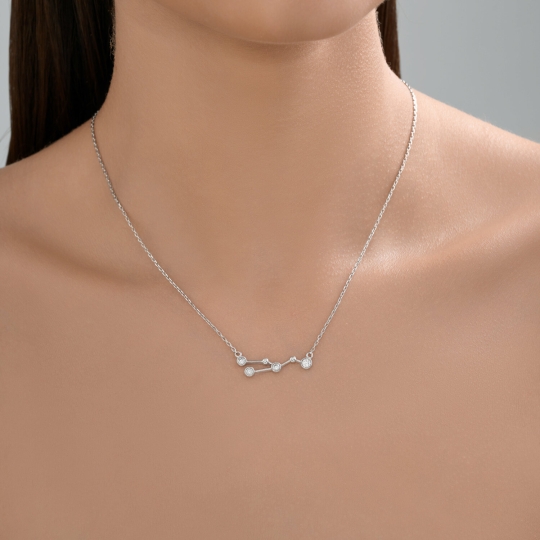 Колье из серебра