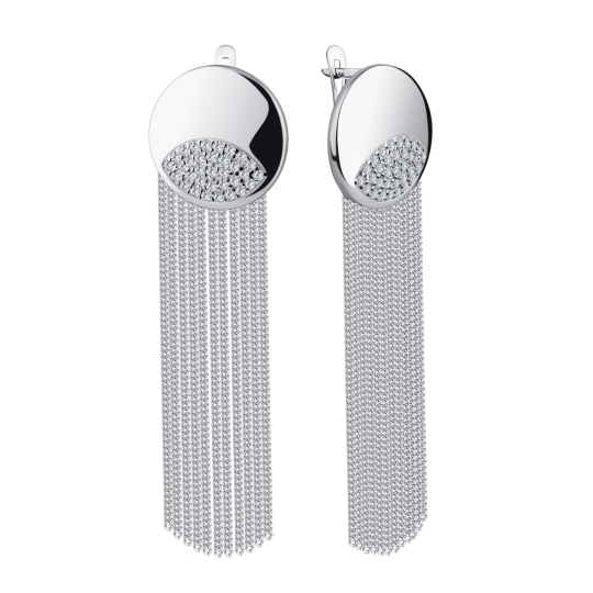 Серьги из серебра 