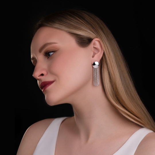 Серьги из серебра 