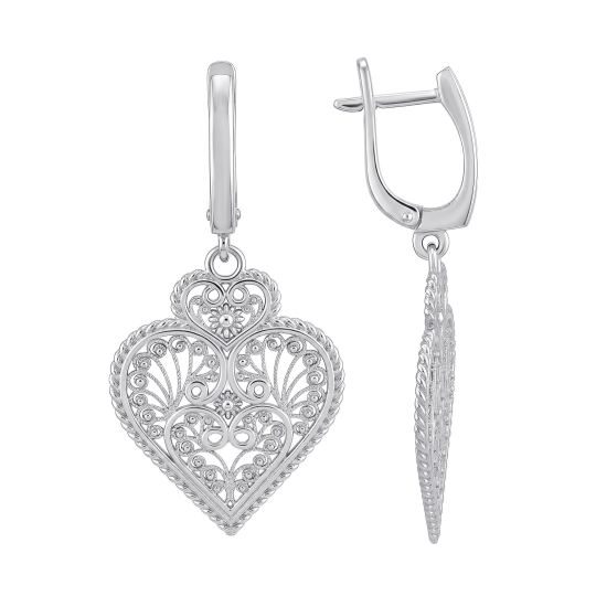Серьги из серебра
