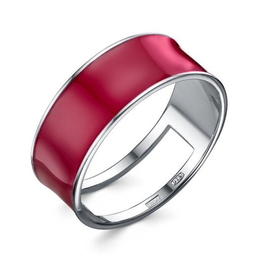 Серьги из серебра с эмалью