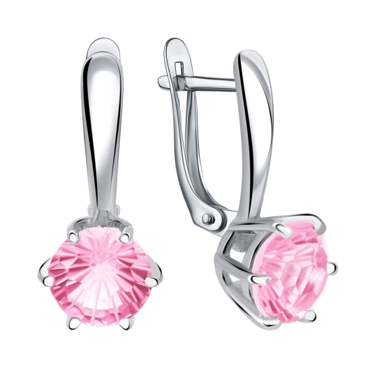 Серьги из серебра с эмалью