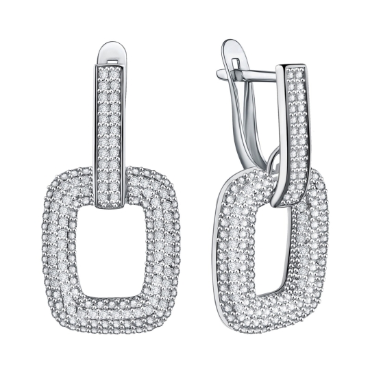 Серьги из серебра 