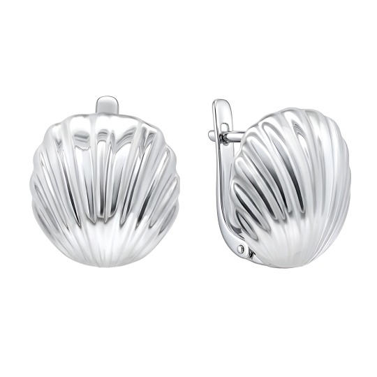 Серьги из серебра с аметистами